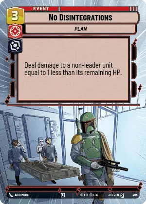 No Disintegrations — Hyperspace