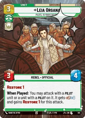 Leia Organa — Hyperspace Foil