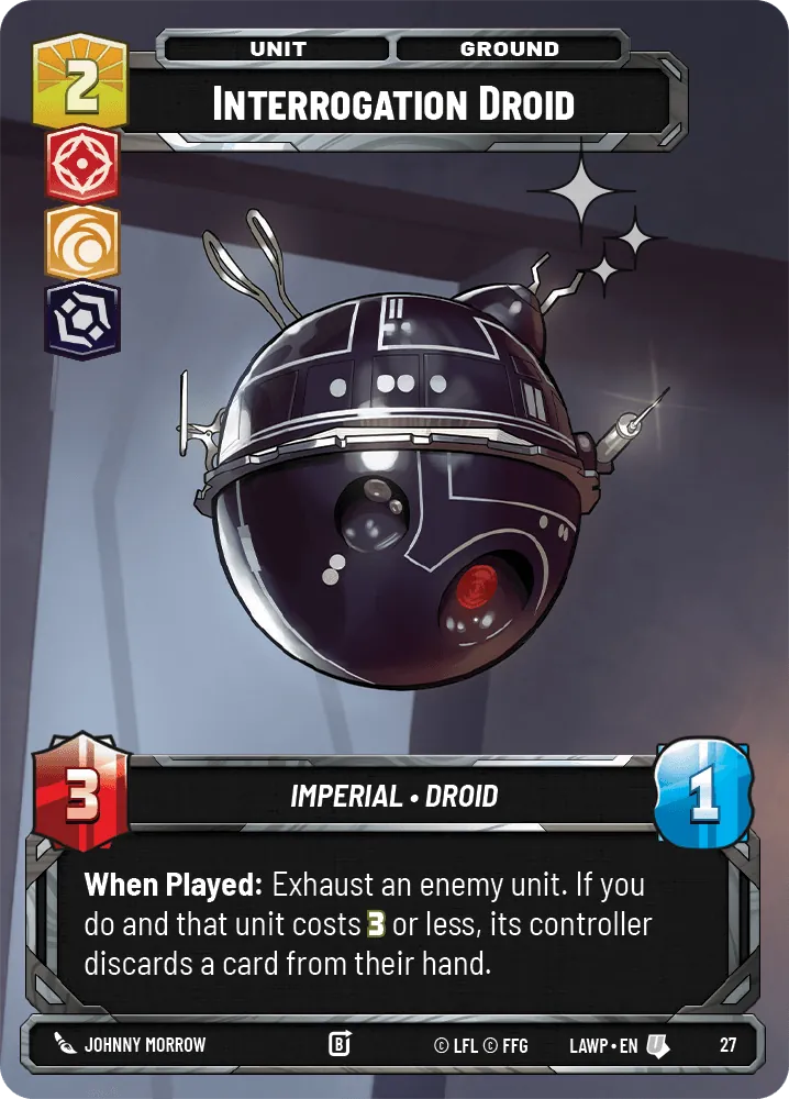 Interrogation Droid — Weekly Play Foil
