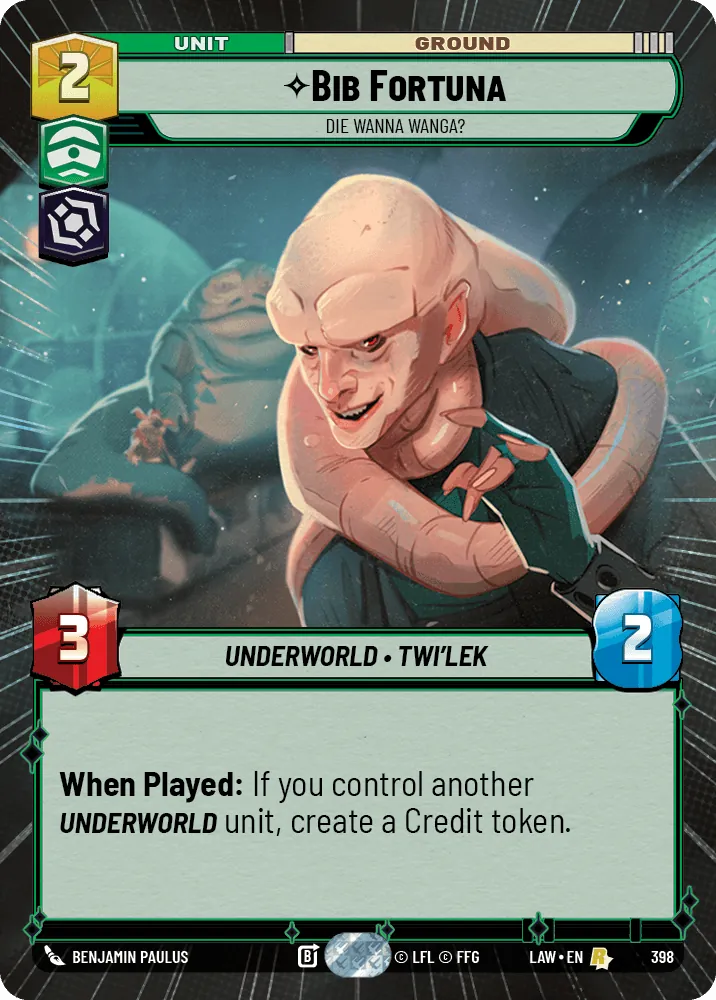 Bib Fortuna — Hyperspace