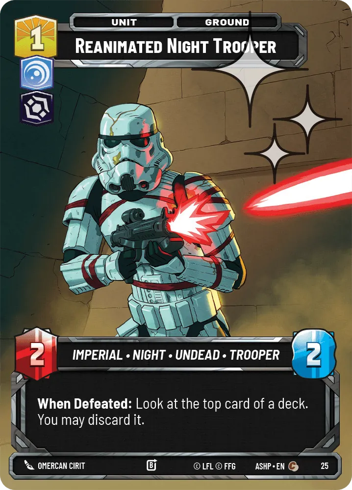 Reanimated Night Trooper — Weekly Play Foil