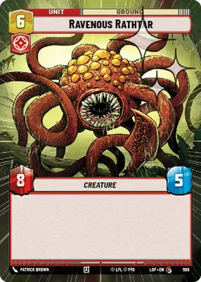 Ravenous Rathtar — Hyperspace Foil