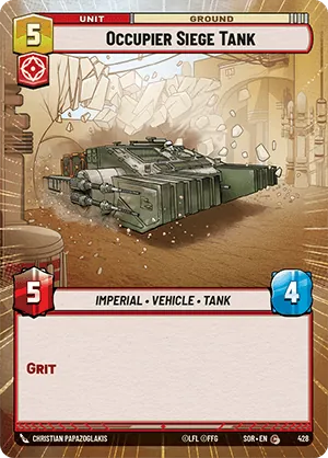 Occupier Siege Tank — Hyperspace