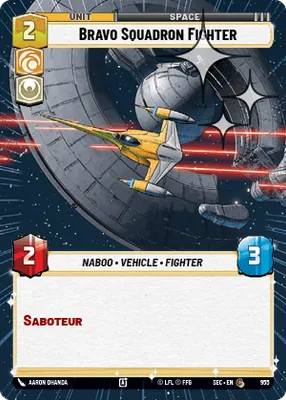 Bravo Squadron Fighter — Hyperspace Foil