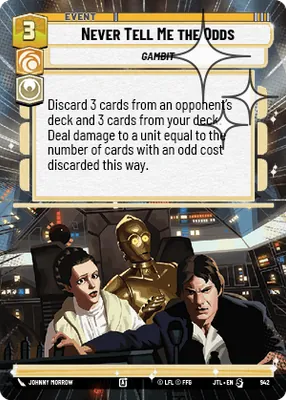 Never Tell Me the Odds — Hyperspace Foil