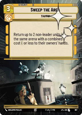 Sweep the Area — Hyperspace Foil
