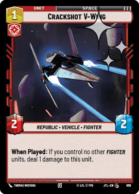 Crackshot V-Wing — Standard Foil