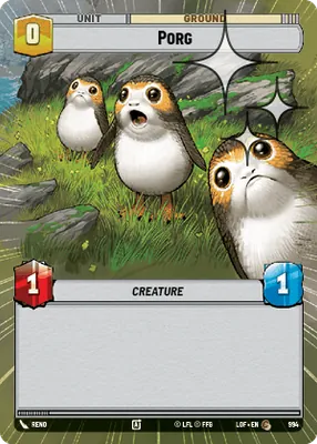 Porg — Hyperspace Foil