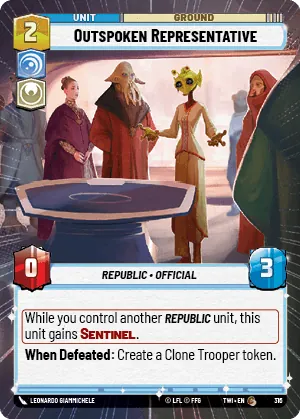 Outspoken Representative — Hyperspace