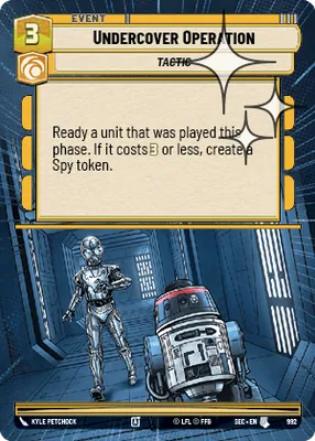 Undercover Operation — Hyperspace Foil