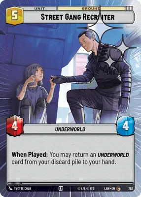 Street Gang Recruiter — Hyperspace Foil