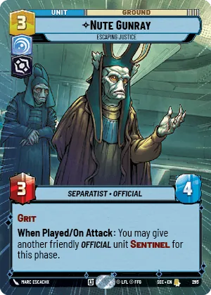 Nute Gunray — Hyperspace