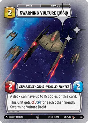 Swarming Vulture Droid — Weekly Play Foil